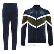 Chandal de Chaqueta del Napoli 24-25 Azul Verde
