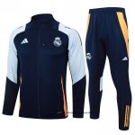 Chandal de Chaqueta del Real Madrid 24-25 Azul Oscuro