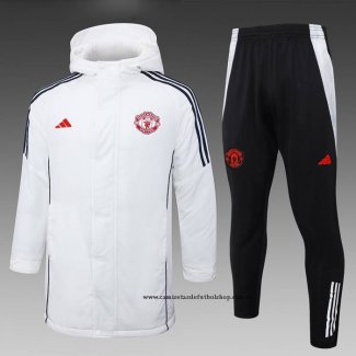 Chandal de Invierno del Manchester United 24-25 Blanco