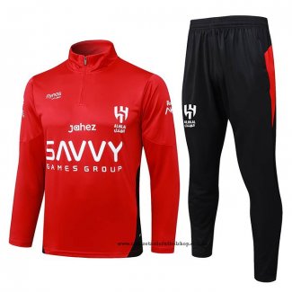 Chandal de Sudadera del Al Hilal Nino 25-26 Rojo
