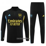 Chandal de Sudadera del Arsenal 23-24 Negro