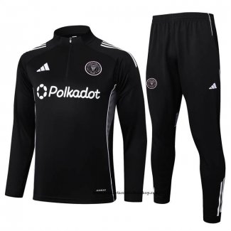 Chandal de Sudadera del Inter Miami Nino 25-26 Negro
