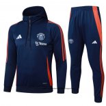 Chandal de Sudadera del Manchester United 24-25 Azul