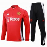 Chandal de Sudadera del Manchester United 24-25 Rojo