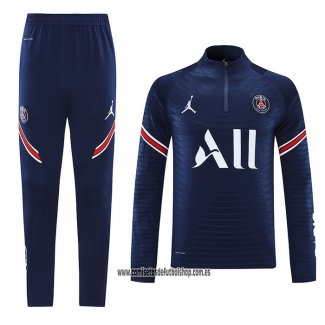 Chandal de Sudadera del Paris Saint-Germain Jordan 22-23 Azul