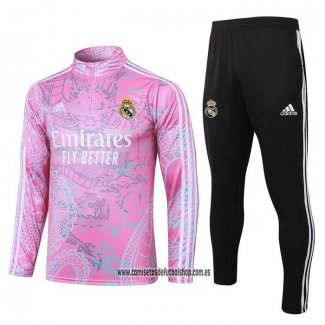 Chandal de Sudadera del Real Madrid 23-24 Rosa