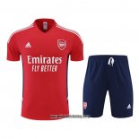 Chandal del Arsenal 22-23 Manga Corta Rojo - Pantalon Corto