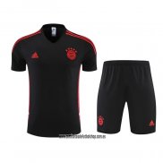 Chandal del Bayern Munich 22-23 Manga Corta Negro - Pantalon Corto