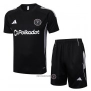 Chandal del Inter Miami 25-26 Manga Corta Negro - Pantalon Corto