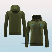 Chaqueta con Capucha del Napoli 24-25 Verde