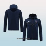 Chaqueta con Capucha del Paris Saint-Germain 22-23 Azul