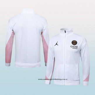 Chaqueta del Paris Saint-Germain Jordan 24-25 Blanco