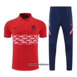 Conjunto Polo del Atletico Madrid 22-23 Rojo