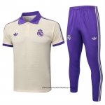 Conjunto Polo del Real Madrid 25-26 Amarillo