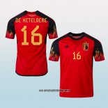 Jugador Primera Camiseta Belgica De Ketelaere 2022