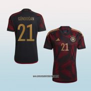 Jugador Segunda Camiseta Alemania Gundogan 2022