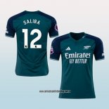 Jugador Tercera Camiseta Arsenal Saliba 23-24