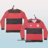 Primera Camiseta Flamengo 2021 Manga Larga
