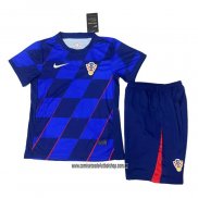 Segunda Camiseta Croacia Nino 2024