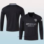 Segunda Camiseta Manchester City 25-26 Manga Larga