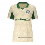 Segunda Camiseta Palmeiras Mujer 2025 Amarillo