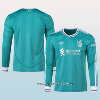 Tercera Camiseta Liverpool 25-26 Manga Larga