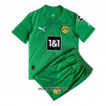 Camiseta Borussia Dortmund Portero Nino 22-23 Verde