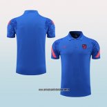 Camiseta Polo del Atletico Madrid 22-23 Azul