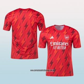 Camiseta Pre Partido del Arsenal 2023 Rojo