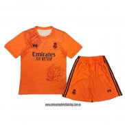 Camiseta Real Madrid Y-3 Nino 2024 Naranja