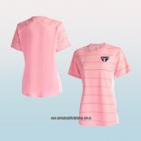 Camiseta Sao Paulo Outubro Mujer 2021 Rosa