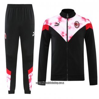 Chandal de Chaqueta del AC Milan 22-23 Negro