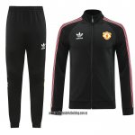 Chandal de Chaqueta del Manchester United 22-23 Negro