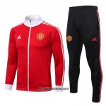 Chandal de Chaqueta del Manchester United 22-23 Rojo