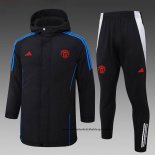 Chandal de Invierno del Manchester United 24-25 Negro