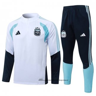 Chandal de Sudadera del Argentina Nino 25-26 Blanco
