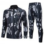 Chandal de Sudadera del Arsenal 24-25 Negro Gris