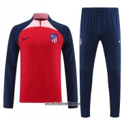 Chandal de Sudadera del Atletico Madrid 23-24 Rojo