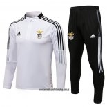Chandal de Sudadera del Benfica 21-22 Blanco