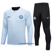 Chandal de Sudadera del Inter Milan 23-24 Gris