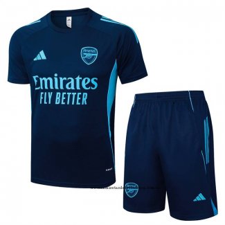 Chandal del Arsenal 25-26 Manga Corta Azul - Pantalon Corto