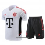 Chandal del Bayern Munich 22-23 Manga Corta Blanco - Pantalon Corto