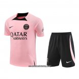 Chandal del Paris Saint-Germain 22-23 Manga Corta Rosa - Pantalon Corto