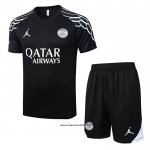 Chandal del Paris Saint-Germain 25-26 Manga Corta Negro - Pantalon Corto
