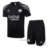 Chandal del Paris Saint-Germain 25-26 Manga Corta Negro - Pantalon Corto
