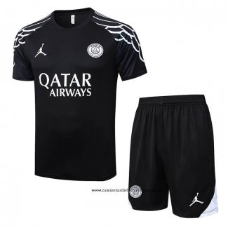 Chandal del Paris Saint-Germain 25-26 Manga Corta Negro - Pantalon Corto