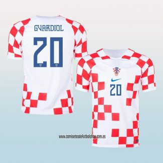 Jugador Primera Camiseta Croacia Gvardiol 2022
