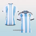 Primera Camiseta Argentina 3 Estrellas Mujer 2022