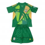 Primera Camiseta Aston Villa Portero Nino 24-25