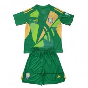 Primera Camiseta Aston Villa Portero Nino 24-25